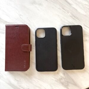 Set of three iPhone 13 cases